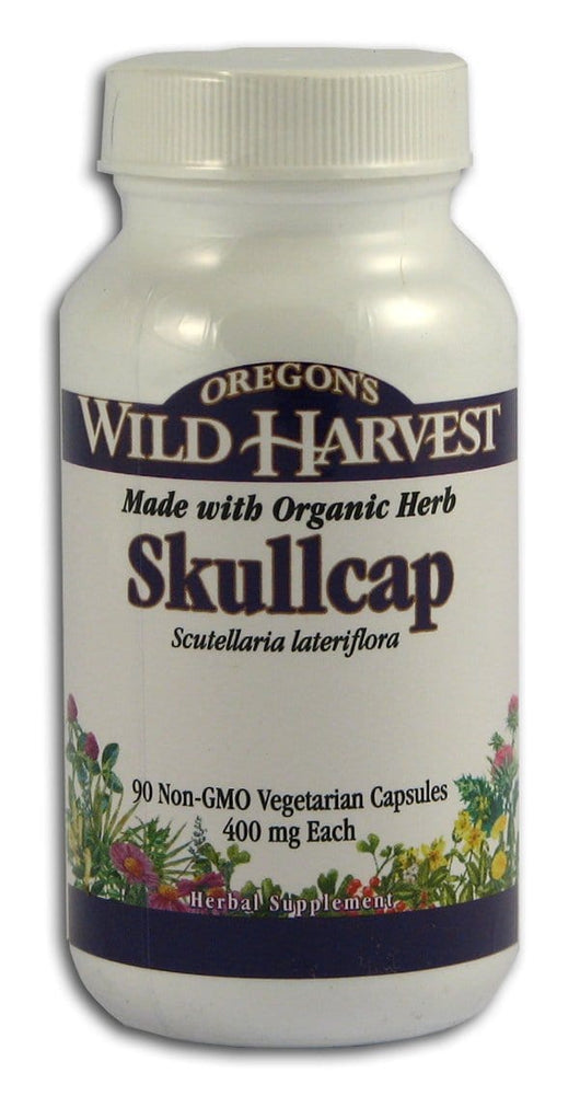 Oregon's Wild Harvest Skullcap 400 mg Organic - 90 veg caps