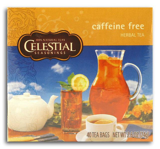 Celestial Seasonings Caffeine-Free Tea (40-bags) - 1 box