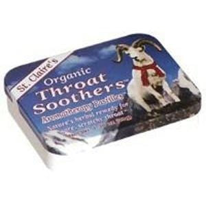 St. Claire's Throat Soothers Pastilles, Organic - 1 tin