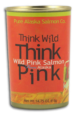 Pure Alaska Think Pink Wild Pink Salmon Big Can - 24 x 14.75 ozs.