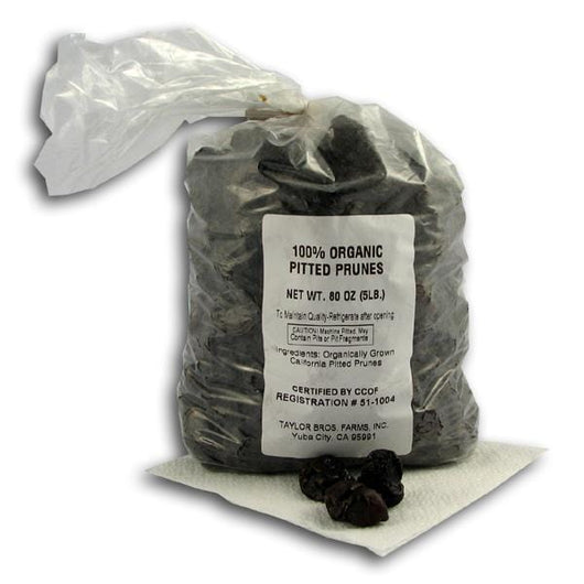 Taylor Brothers Prunes Pitted Organic - 5 lbs.