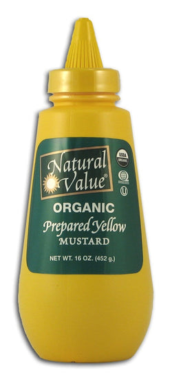 Natural Value Yellow Mustard Organic - 16 ozs.