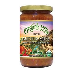 OrganicVille Medium Salsa Organic - 6 x 16 ozs.