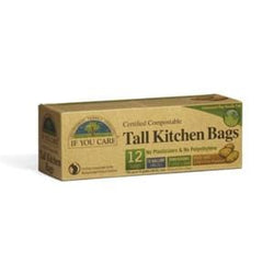 If You Care Tall Kitchen Bags, Compostable, 13 gallon - 12 ct.