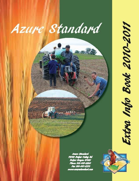 Azure Standard Azure's Extra Info & Recipe Book (Reprints) - 1 booklet