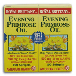 American Health Royal Brittany Evening Primrose Oil - 100 softgels +