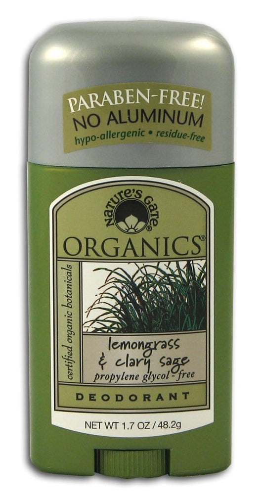 Nature's Gate Lemongrass Clary Sage Deodorant Organic - 1.7 ozs.