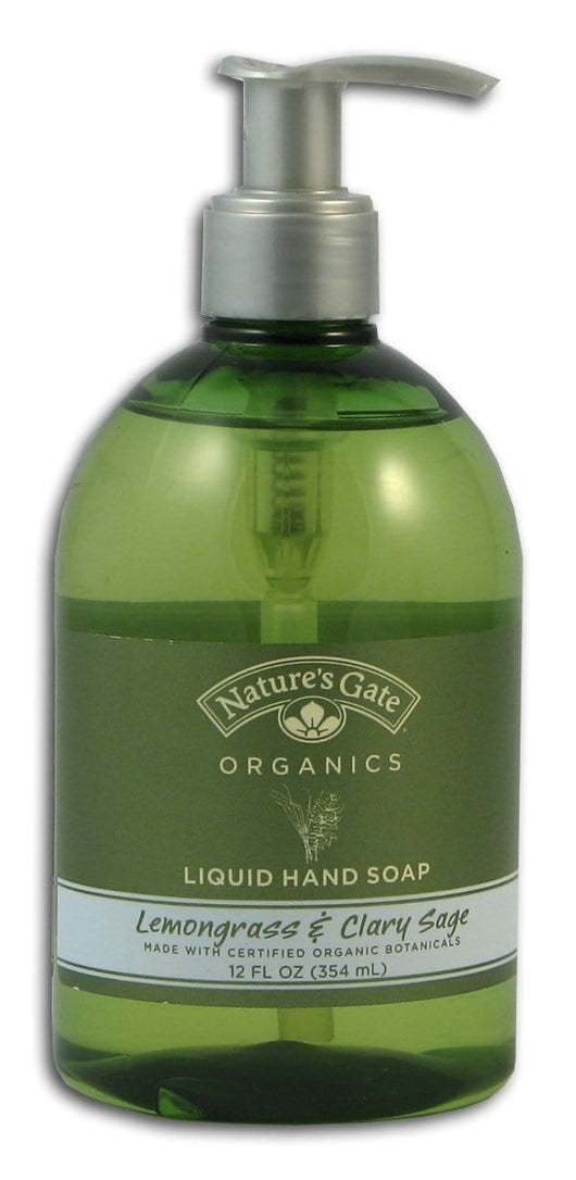 Nature's Gate Lemongrass & Clary Sage Liquid Soap Organic - 12 ozs.