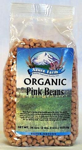 Azure Farm Pink Beans Organic - 4 x 36 ozs.