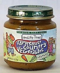 Healthy Times Country Vegetables Organic - 12 x 4 ozs.