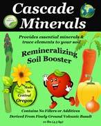 Cascade Minerals Soil Booster, Remineralizing - 10 lb.