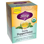 Yogi Tea Herbal Teas Purely Peppermint  Organic 16 ct