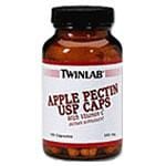 TwinLab Fiber Digestion & Regularity Apple Pectin (USP Grade) 500 mg 100 caps