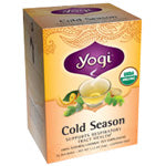 Yogi Tea Herbal Teas Cold Season  Organic 16 ct