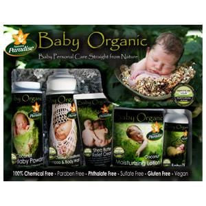 Nature's Paradise Organics Baby Care Gift Basket, Coconut, Organic - 6 x 1 set