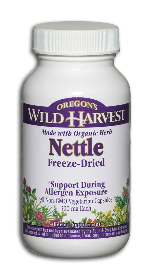 Oregon's Wild Harvest Nettles Freeze-Dried - 90 veg caps