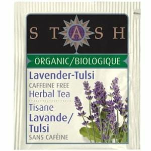 Stash Tea Lavender-Tulsi Tea, Organic - 1 box.