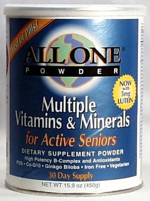 All-One Active Seniors Multi-Vitamin & Mineral - 15.9 ozs.