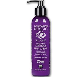 Dr Bronner Lavender Coconut Conditioning Style Creme Organic - 6 ozs.