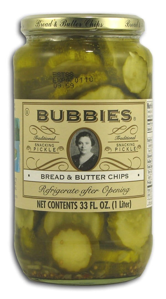 Bubbies Bread & Butter Chips - 12 x 33 ozs.