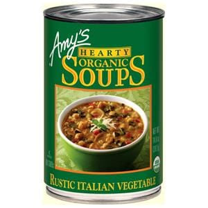Amy's Hearty Rustic Italian Vegetable Soup, Organic - 12 x 14.4 ozs.