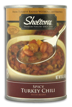 Shelton Turkey Chili Spicy - 15 ozs.