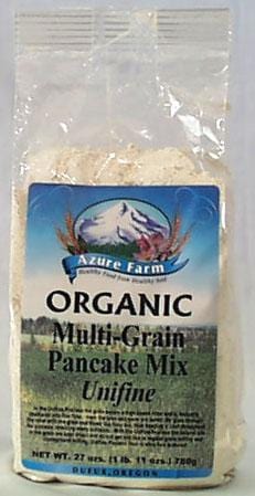 Azure Farm Multi-Grain Pancake Mix Organic - 4 x 27 ozs.