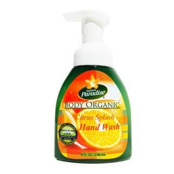 Nature's Paradise Organics Hand Wash, Citrus Splash, Organic - 12 x 8 ozs.
