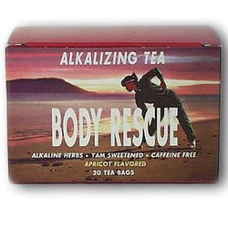 Body Rescue Alkalizing Tea - Apricot (20 bags) - 1 box