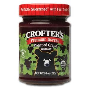Crofter's Concord Grape Premium Spread - Organic - 12 x 10 ozs.