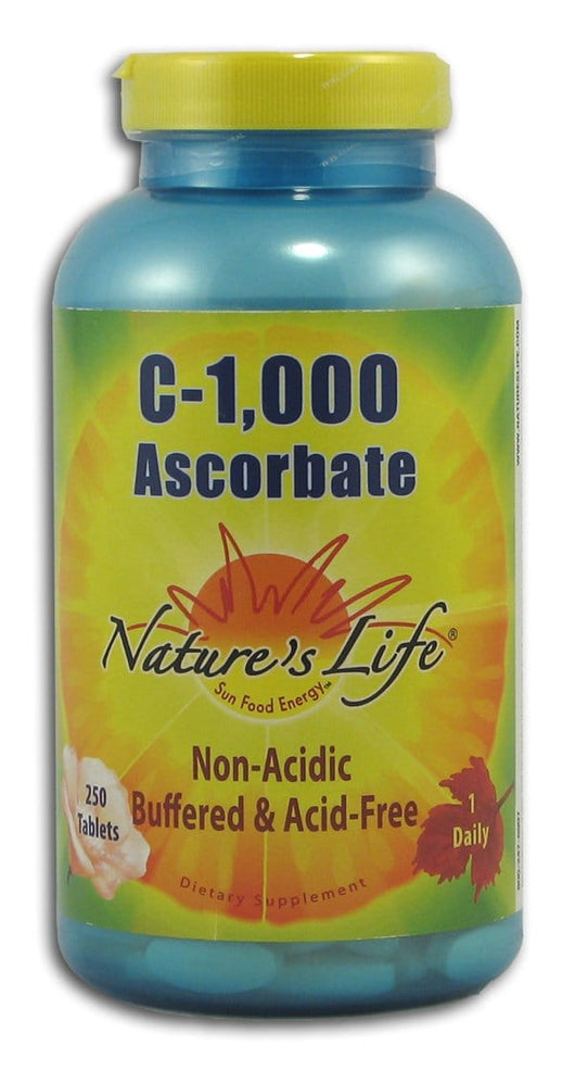 Nature's Life Calcium Ascorbate C 1000 mg - 250 tablets