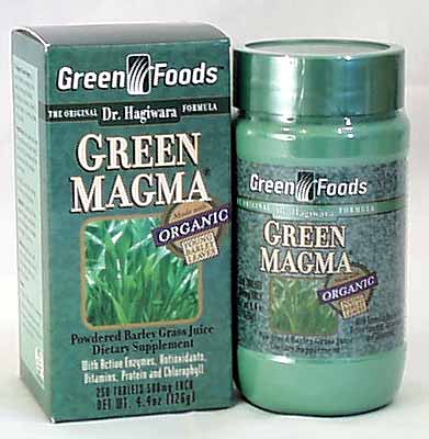 Green Foods Green Magma Barley Juice Tablets Organic - 250 tablets