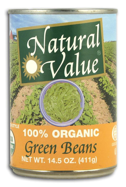 Natural Value Green Beans French Style Organic - 14.5 ozs.