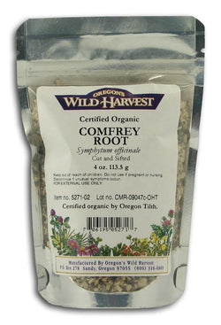 Oregon's Wild Harvest Comfrey Root Cut & Sifted (for external use only) Organic - 4 ozs.