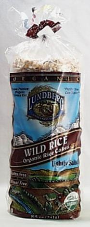 Lundberg Rice Cakes Wild Salted Organic Gluten-Free - 12 x 8.5 ozs.