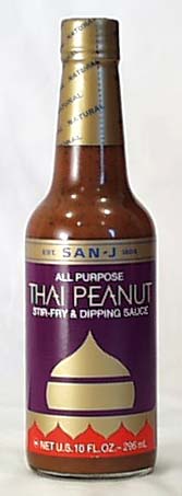 San-J Thai Peanut Sauce - 6 x 10 ozs.