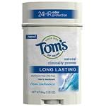 Tom's of Maine Clear Confidence Men's Long Lasting Deodorant 2.25 oz.