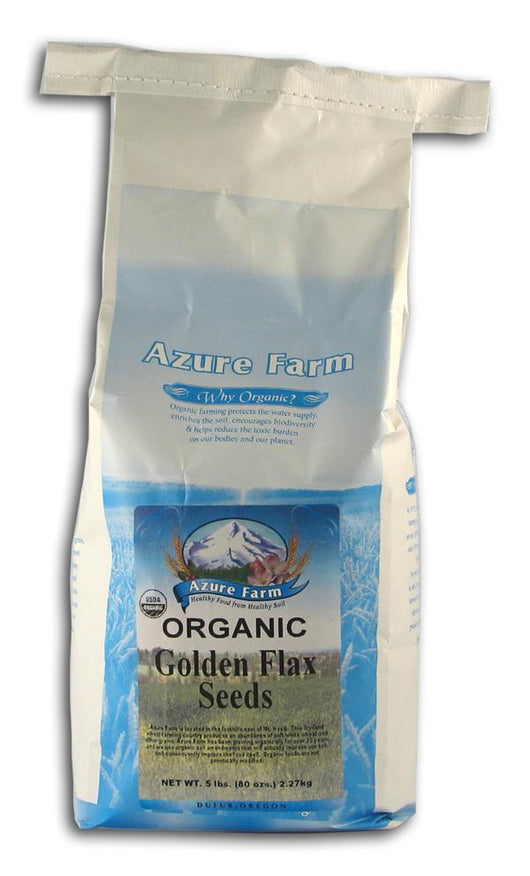 Azure Farm Flax Seeds Golden Organic - 5 lbs.