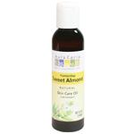Aura Cacia Sweet Almond Skin Care Oil Organic 4 oz. bottle