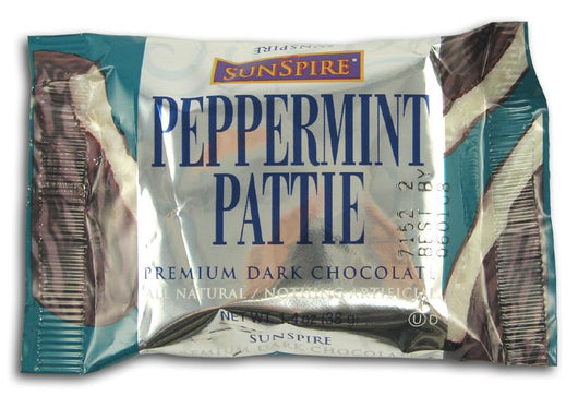 Sunspire Peppermint Pattie Dark Chocolate - 2x24x1.4 ozs.