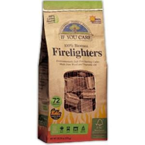 If You Care Firelighters, 100% Biomass - 12 x 72 ct.