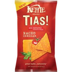 Kettle Foods TIAS! Nacho Cheddar Corn Chips - 8 ozs.