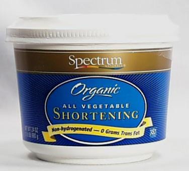 Spectrum Shortening Organic - 24 ozs.