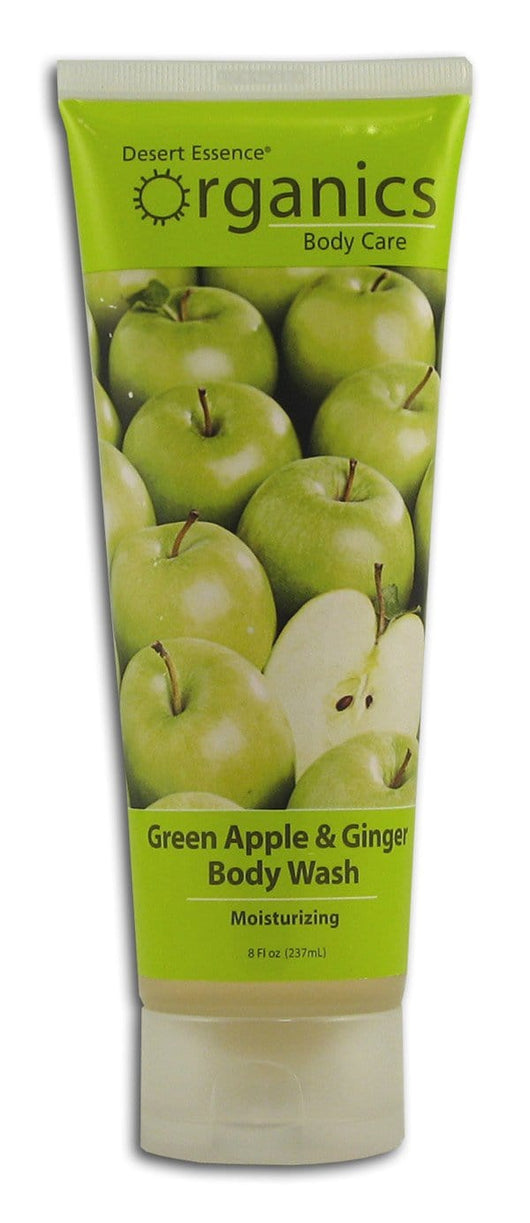 Desert Essence Green Apple & Ginger Body Wash Organic - 8 ozs.