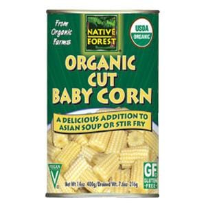 Native Forest Baby Corn Cut Organic - 6 x 14 ozs.