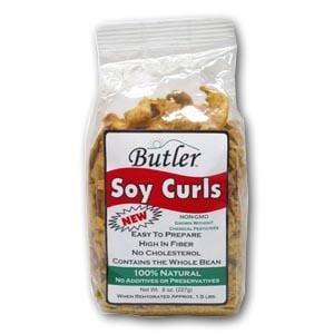 Butler Foods Soy CURLS Natural GMO Free - 8 ozs.