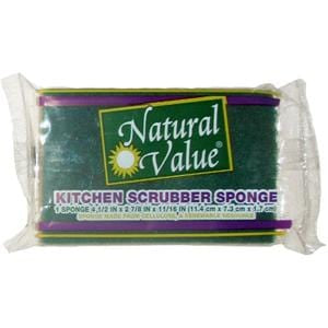 Natural Value Scrubber Sponge, Kitchen, All Purpose - 24 x 1 ct.
