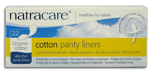 Natracare Cotton Panty Liners Organic - 22 ct.