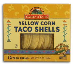 Garden of Eatin' Taco Shells Yellow Corn - 12 x 5.5 ozs.