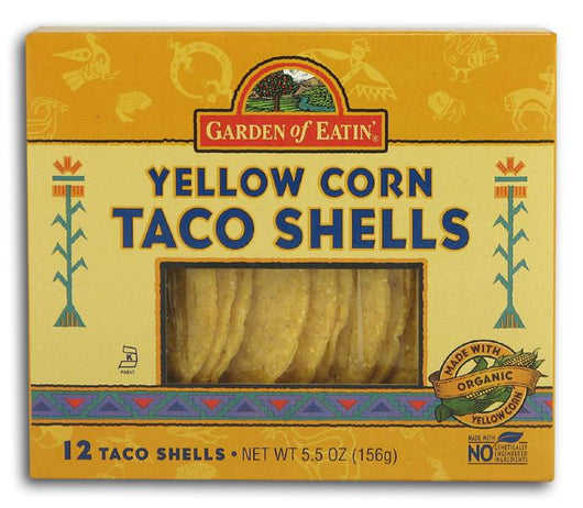 Garden of Eatin' Taco Shells Yellow Corn - 3 x 5.5 ozs.